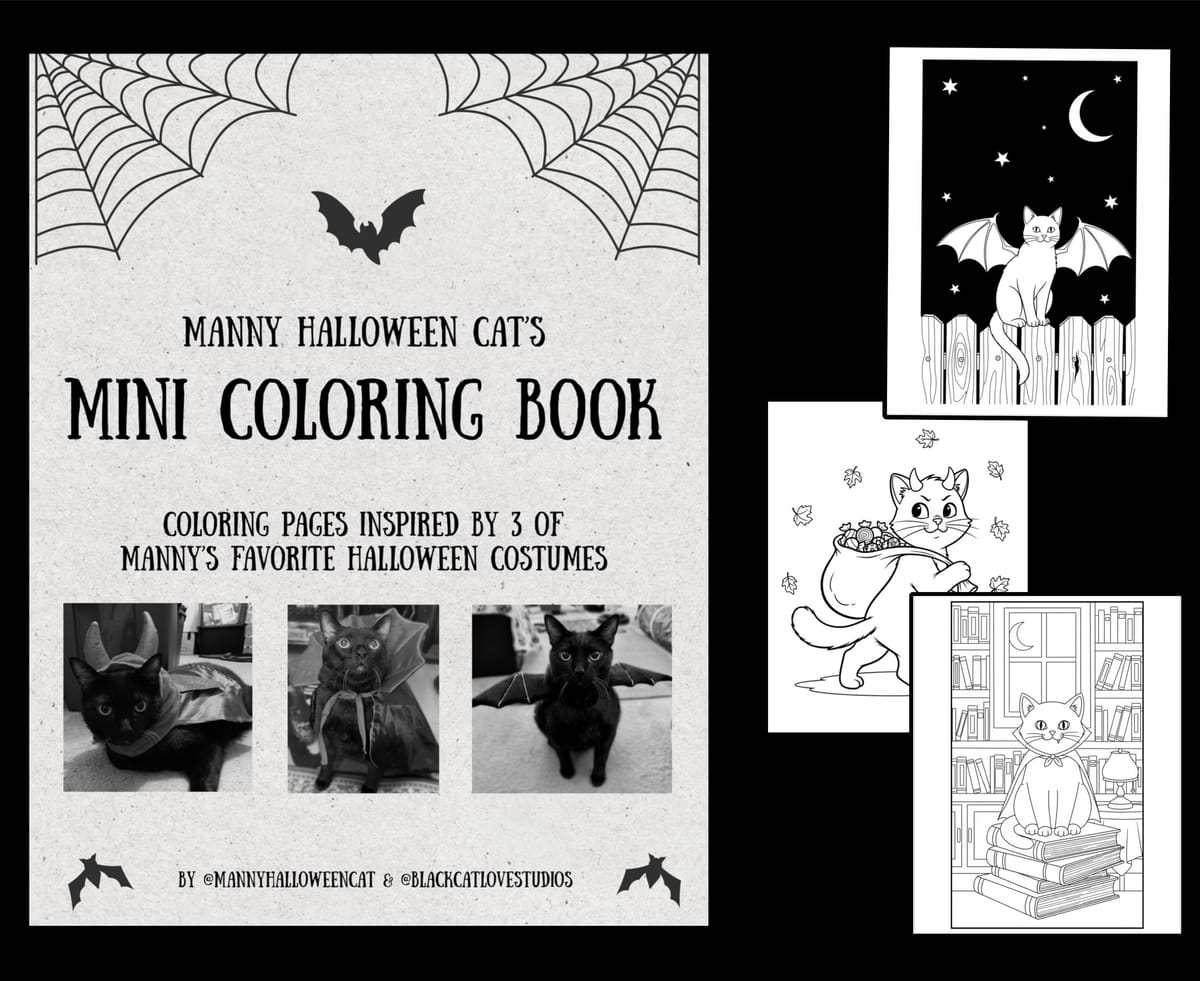 A Halloween treat for you: Free coloring book