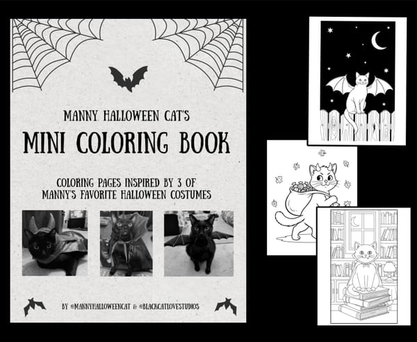 A Halloween treat for you: Free coloring book