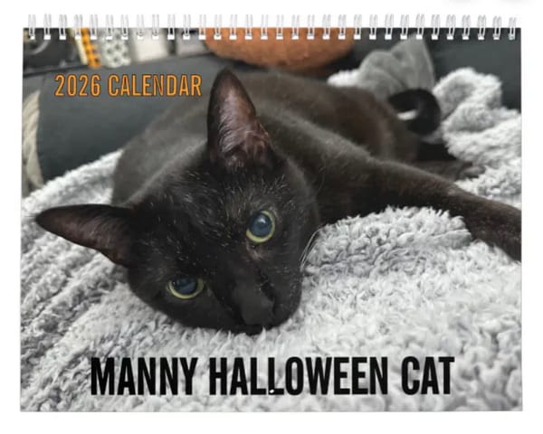 Manny's 2026 calendar is here!